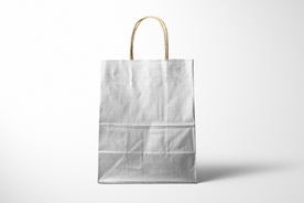 金属牛皮纸购物袋样机