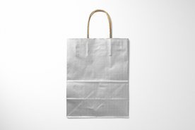 金属牛皮纸购物袋样机