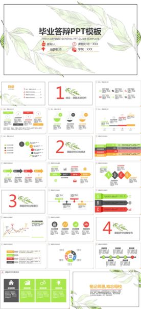 毕业答辩PPT模板