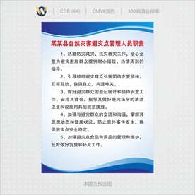 自然灾害避灾点管理人员职责