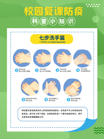 防疫 校园七步洗手法
