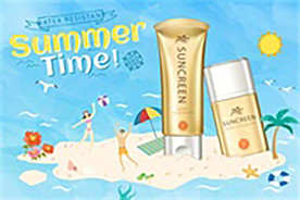 夏季化妆品海报促销图片