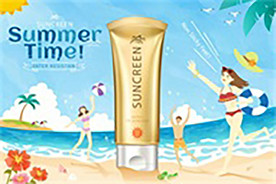 夏季化妆品海报促销图片