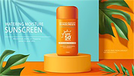 夏季化妆品海报促销图片