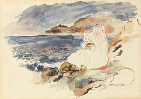 雷诺阿人物形象油画