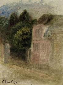 雷诺阿风景油画