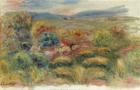 雷诺阿风景油画