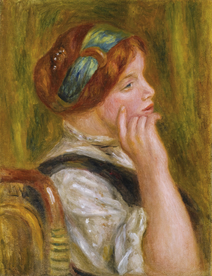 雷诺阿人物形象油画