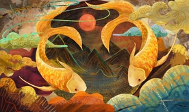 中国风精美潮流插画