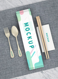 一次性餐具样机