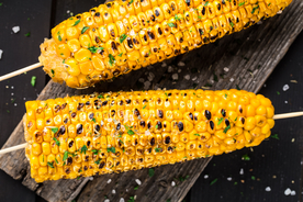 烤玉米