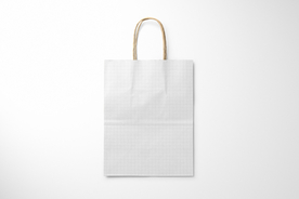 天然牛皮纸购物袋3实体模型套装