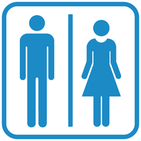 洗手间标识