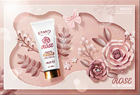 创意花卉化妆品图片