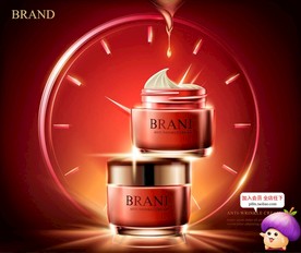 高端黑金化妆品合成图片