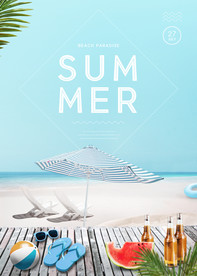 夏季海报图片