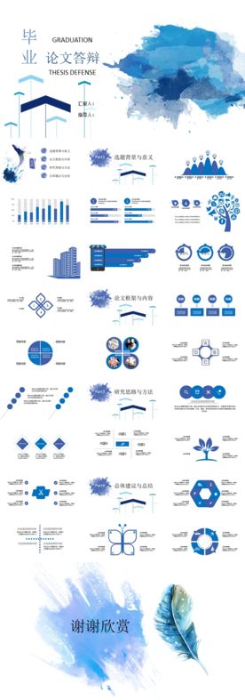 毕业论文答辩通用ppt