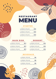 多彩时尚菜单