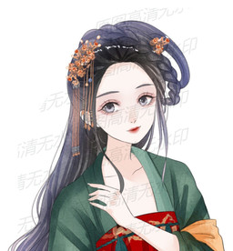 古风二次元女孩