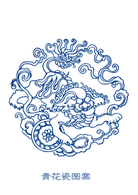 青花纹理