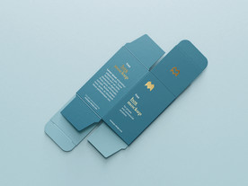 包装盒展开图样机