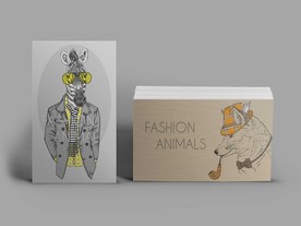 名片样机效果图