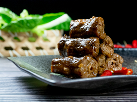 鸭脖美食特色食材背景素材