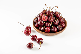 樱桃水果食材美食背景素材