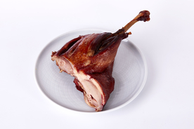 鸭腿食材美食烧烤背景素材