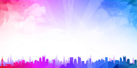 晶格彩色梦想背景 城市