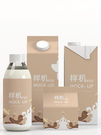 牛奶包装样机