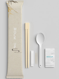 一次性餐具样机