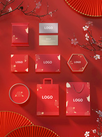 中国风 食品包装 VI样机