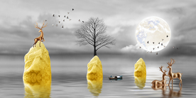 晶瓷画时来运转