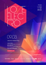 国外潮流促销时尚海报