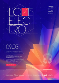 国外潮流促销时尚海报