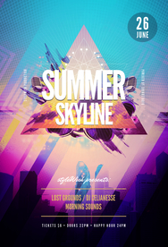 国外潮流促销时尚海报