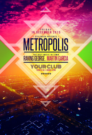 国外潮流促销时尚海报