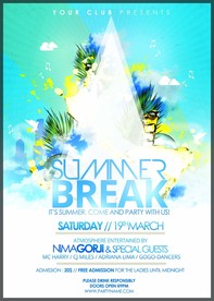 国外潮流促销时尚海报