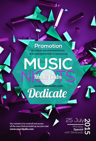 国外潮流促销时尚海报