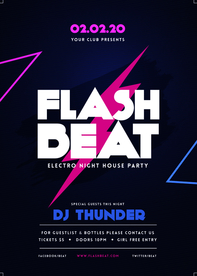 国外潮流促销时尚海报