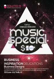 国外潮流促销时尚海报