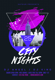 国外潮流促销时尚海报