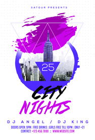 国外潮流促销时尚海报