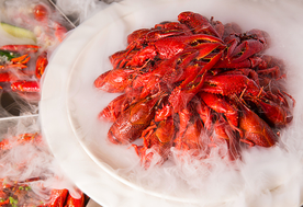 冰镇大只小龙虾