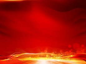 红色会议背景大气