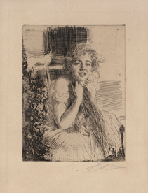 人物形象素描绘画