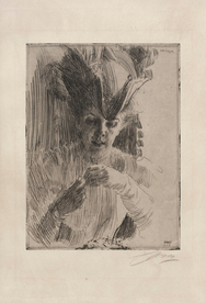 人物形象素描绘画