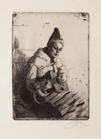 人物形象素描绘画