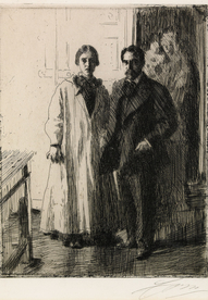 人物形象素描绘画